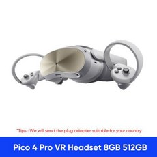 스팀 VR용 올인원 VR 안경 시선 추적 얼굴 표정 캡처 PICO 4 Pro VR 헤드셋 8 512G 지원 6Dof, 1) Pico4 Pro 8GB 512GB