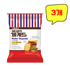 버터갈릭 바게트, 120g, 3개