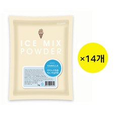 & 희창 아이스크림용 믹스 바닐라향 79, 14개, 1kg