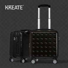 [크리에이트]100% PC 쿠키 캐리어 16인치_블랙체크