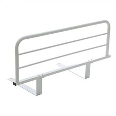 침대 안전바 노인 보호 난간대 낙상방지 철제 칸막이, 화이트(90cm + 15cm 높은 브래킷), 1개