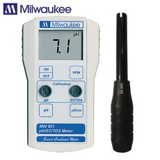 [Milwaukee] 밀워키 휴대용 ph 미터 MW801 - pH/EC/TDS 측정