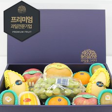[과일을 그리다] 가정의달 어버이날 스승의날 성년의날 및 생일 기념일 프리미엄 혼합과일 선물세트 캘리그라피 카드 무료제작
