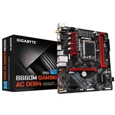 GIGABYTE B660M GAMING AC DDR4A Micro-ATX [Intel B660 CPU(LGA1700) MB5774 마더보드 칩셋 탑재]