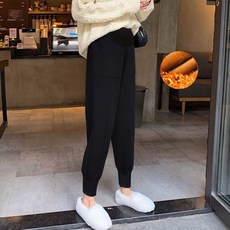 나래가 임산부 기모 운동 바지 임부복 겨울 밴딩 팬츠 laa13
