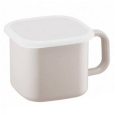 락앤락 인덕션 슈트 멜로우 IH 법랑냄비 사각 캐니스터 1.5L 아이보리, 2개