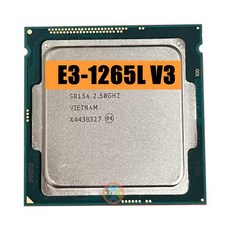 쿼드 코어 CPU 프로세서 Xeon E3-1265L v3 E3 1265LV3 1265L V3 2.5 GHz L3 8M 45W LGA 1150