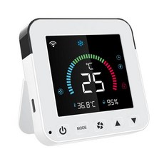 투야 스마트 라이프 와이파이 온도조절기 에어컨 온도조절기 IR 리모컨 타이머 DC5V 신제품, 1개, White