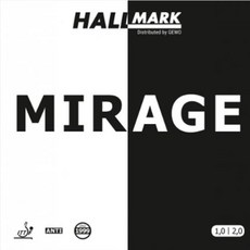 홀마크 HALLMARK 탁구러버 미라지 MIRAGE 안티러버