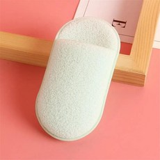 핫 대나무 숯 화장품 퍼프 페이셜 클리닝 메이크업 리무버 휴대용 스폰지 세척 도구, 1개