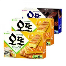 오리온 오뜨 치즈 144g 2곽+쇼콜라150g 1곽