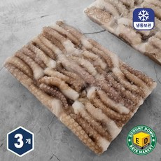냉동 절단낙지 손질완료 업소용 태국산, M, 3개, 500g