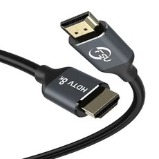 모니터케이블 FSU HDMI 호환 2.1 울트라 HD TV용 비디오 8K PC 모니터 프로젝터 TV 4K 120Hz, 6.빨간 - 0.5m