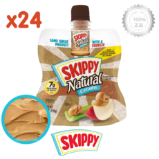 [4세트] SKIPPY 스키피 피넛 버터 네추럴 크리미 스퀴즈팩 6개 땅콩 잼 개별포장, 1개