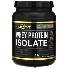 CGN SPORT 분리 유청 단백질 무향 90% 단백질 빠른 흡수 1 lb