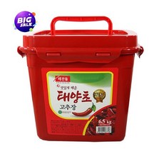 해찬들 태양초 골드 고추장, 1개, 6.5kg