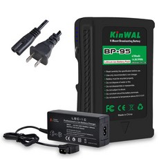 소니 캐논 전용 호환 충전기 BP-95 V-배터리 V-Lock 마운트 BP150 충전기 소니 호환 캠코더 카메라 전송 BP, 03 BP-95 and US Charger