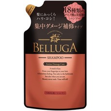 일본직발송 6. ベルーガ (BELLUGA) ベルーガ アミノ酸 シャンプー アミノダメージケア 詰め替え 350ml B01, 1개, One Size_One Color