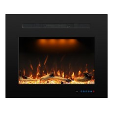 전기 인치 LED 리모컨 인공 장소 벽난로 히터 장식 30