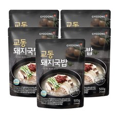 교동 부산식 돼지국밥, 500g, 5개