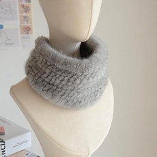 천연밍크목도리