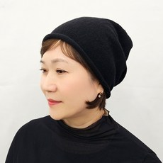 가을 겨울 돌돌 심플 두건 비니 여성 미시 모자