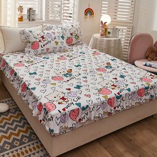 아망떼순면프릴침대스커트