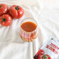 가인팜 HACCP인증 토마토를 통째로 넣은 국내산 100% 토마토즙 100ml, 100개