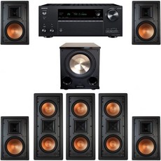 3 R-5502W II 4 R-5800W 1 PL-200이 장착된 클립쉬 7.1 인월 시스템II ONKYO-TX-NR7100, 3 R-5502W II 4 R-5800W 1 PL-20