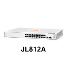 HPE Aruba 24포트 2SFP 업링크 광포트지원 스마트 매니지드 스위치허브 1830-24G JL812A