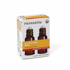 Pranarom Just Plain Relief Roller Active Cooling Formula 프라나롬 저스트 플래인 릴리프롤러 액티브 쿨링포뮬라 0.17oz(5ml) 2개