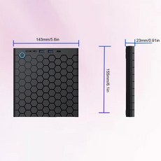 외장 CD/DVD 드라이브 USB 3.0 C 타입 휴대용 CD DVD 버너 SD/TF 슬롯 포함 노트북 맥북 호환 PC용 TF 리더, [01] Black, 1) Black, 1개