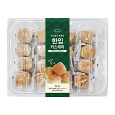 트레이더스 부드럽고 촉촉한 한입 카스테라 32입, 2박스, 640g