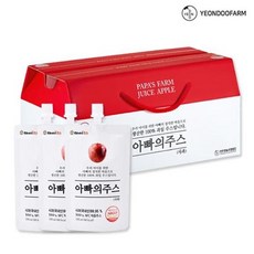 [연두팜] 아빠의주스 사과즙 100ml 낱개, 돌려따는)아빠 사과즙 30개입, 돌려따는)아빠 사과즙 30개입