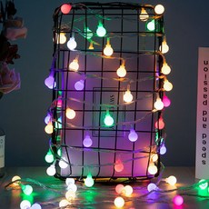  크리스마스 장식등 led 태양광등 꼬치 별등 야시장 노점등 장식등 야외 캠핑 분위기등 꼬치 대량, 색깔39, 1개 