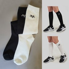 투빅토리 니삭스 무릎아래 골프양말, 블랙
