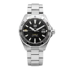 태그호이어 WBD2110.BA0928 아쿠아레이서 칼리버5 남성용 메탈시계 41mm
