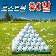 [EVENT] 80알 라운딩 스크린 연습장 연습 추천 컬러 화이트 로스볼 a급 b급 로스트 볼 공, 혼합 연습볼 B급 130알 - 스크린연습장