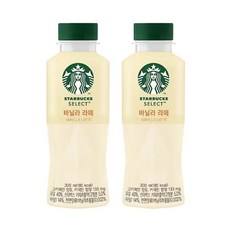 스타벅스 셀렉트, 바닐라라떼, 4개, 300ml