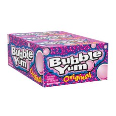 BUBBLE YUM 버블얌 버블껌 풍선껌 10개입 X 12팩, 80g, 12개