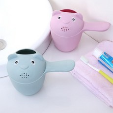 유아용 목욕 물바가지 샤워바가지 대야 (핑크), 1개