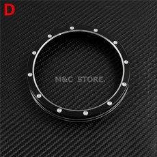 바이크 오토바이 블랙 속도계 베젤 커버 빌렛 CNC 컷 할리 스포츠스터 883 1200 XL XR 아이언 다이나 스트, 04 Speedometer Trim D