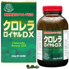 유키 제약 클로렐라 로얄 DX 33-66일분 약 1000립 세포벽 파쇄 보충제, 1개