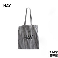 HAY Cotton Bag 레터링 로고 쇼퍼백 프린트 천가방