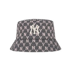 MLB 공용 모노그램 자카드 버킷햇 32CPHV111-50L