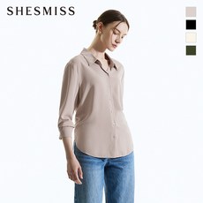쉬즈미스 베이직 오픈카라 셔츠 SWWSTN32040(2076431)