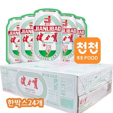[천천중국식품] 동년의 맛 짼리보 음료수 한박스( 24개 ), 330ml