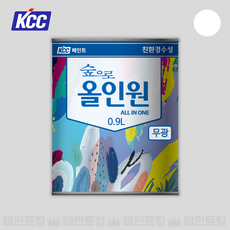 KCC페인트 숲으로 올인원 다용도 수성, 1개, 0.9L, 무광 백색