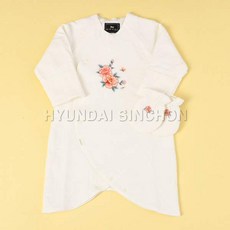 [현대백화점][에뜨와] (07N085844S) 알리샤클래식배내가운손싸개세트 출산 신생 백일 돌선물, 없음