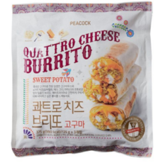 피코크 콰트로치즈 브리또 고구마 375g, 2개